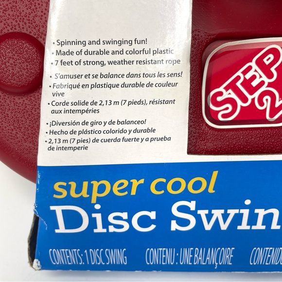 Step2 Super Cool Red Disc Swing - Picture 7 of 11